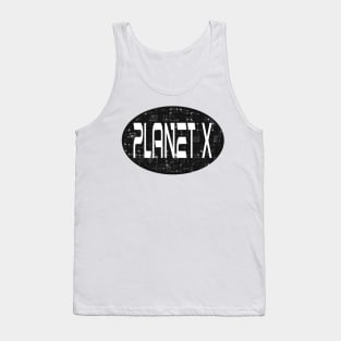 Planet X Space Logo Science Sci fi Tank Top